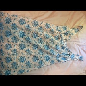 Floral bustier top dress